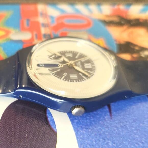 Swatch watch BLAUER GN707 1995 Standard Gents New old stock - Picture 7 of 8